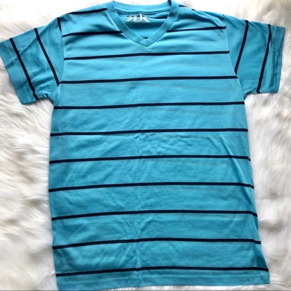 River Rock blue striped T-shirt